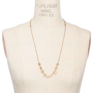 Madewell gold holding pattern necklace
